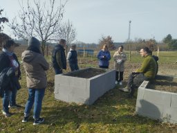 Erstes Treffen auf dem Acker